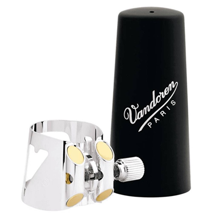 VANDOREN LC01P / Optimum Klarnet Bilezik (Gümüş Gri) ve Plastik Ağızlık Kapağı