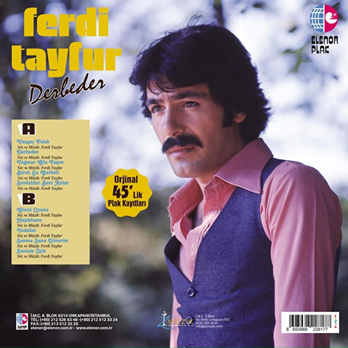 Ferdi Tayfur - Derbeder (Renkli Plak)
