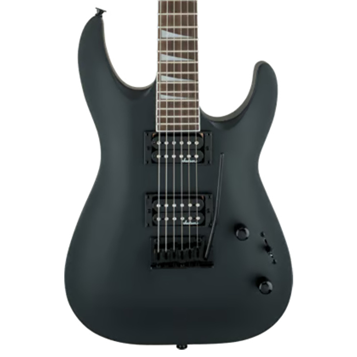Jackson JS22 Dinky Arch Top 2-Point Tremolo Amaranth Klavye Satin Black Elektro Gitar