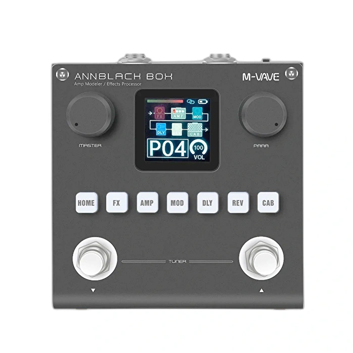 M-Vave Blackbox Siyah Kompakt Gitar Stompbox Prosesör