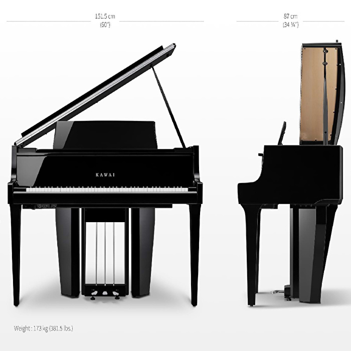 KAWAI NV12 Novus Hybrid Kuyruklu Piyano