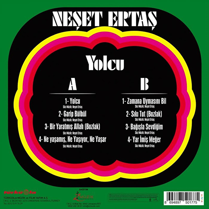Neşet Ertaş - Yolcu (Renkli Plak)