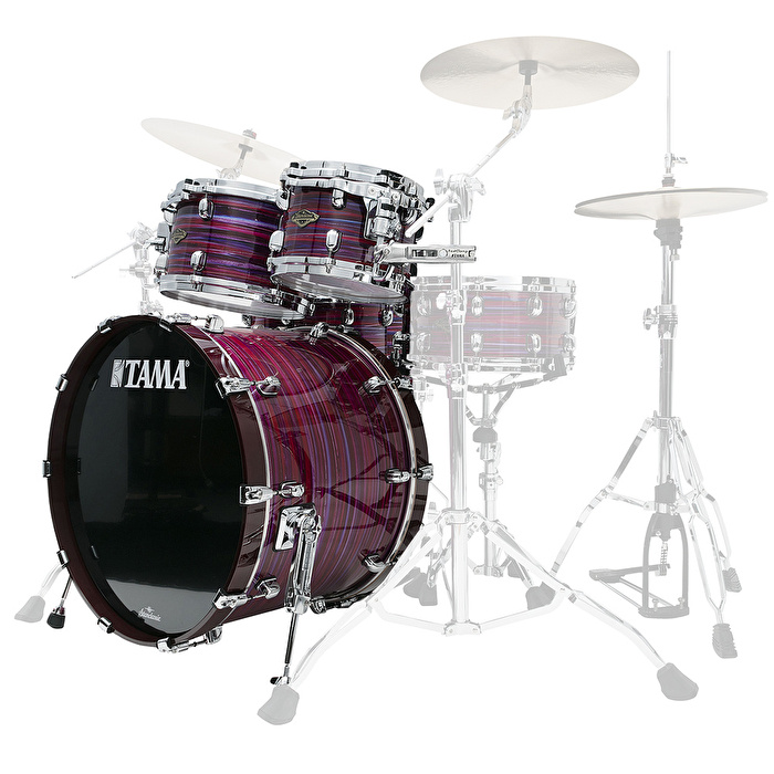 TAMA WBS52RZS-LPO Starclassic Walnut/Birch Lacquer Phantasm Oyster 5 Parça (22B/10T/12T/14F/16F) Akustik Davul Seti
