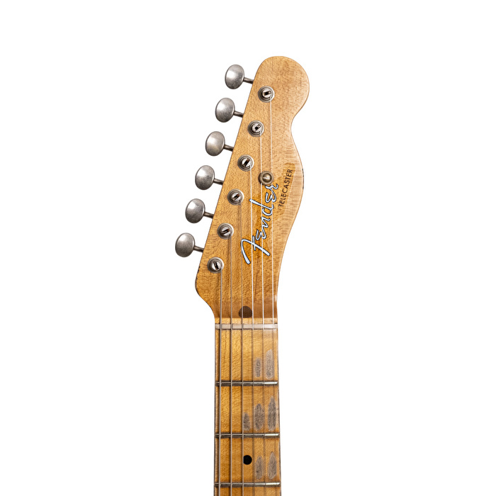 Fender Custom Shop 1951 Telecaster Journeyman Relic Akçaağaç Klavye Aged Nocaster Blonde Elektro Gitar