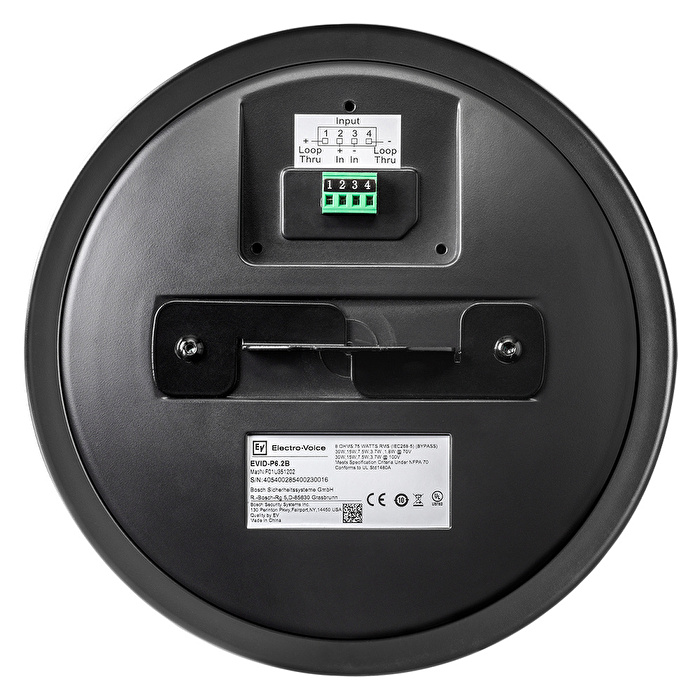 ElectroVoice EVID-P6.2B EVID Pendant Tavan Hoparlörü 6,5" (Siyah) (Tek)
