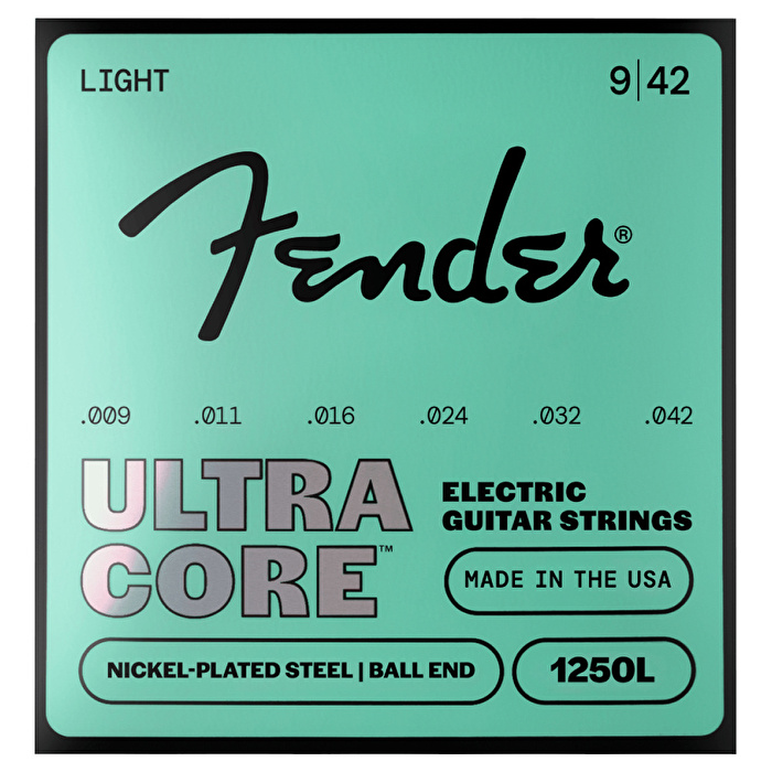 Fender Ultracore 1250L Nickel Plated Steel Ball End 09-42 Elektro Gitar Teli