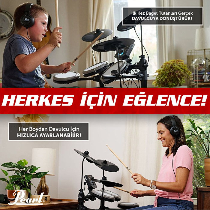 PEARL ERS-1000 - eRoadshow Elektronik Davul Seti (Tabure & Kulaklık Hediyeli)