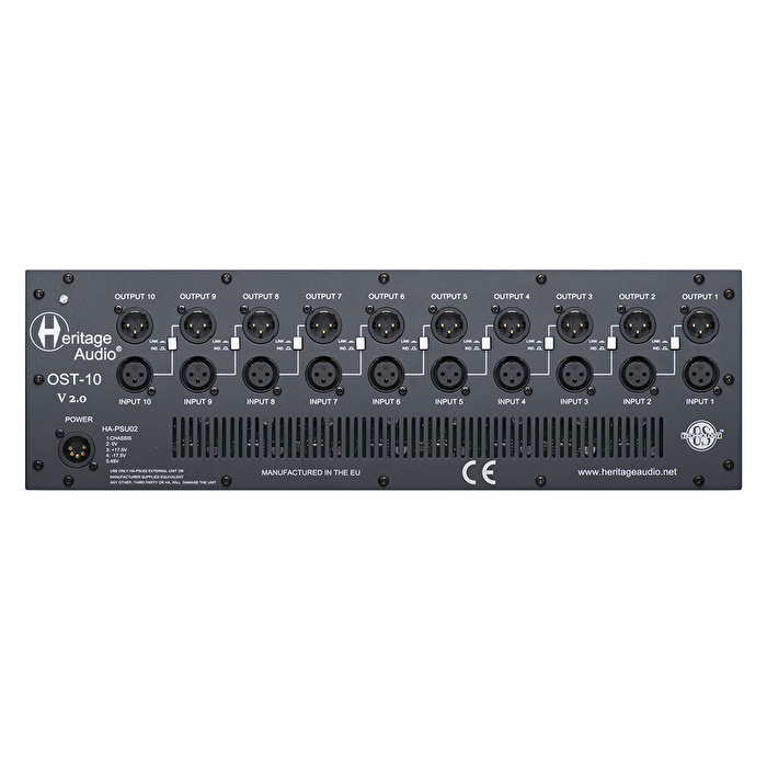 HERITAGE AUDIO HAOST10 v2.0 10 Yuvalı 500 Serisi Şasi