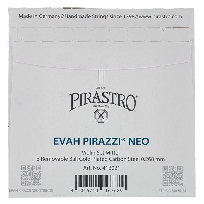 PIRASTRO 41B021 Evah Pirazzi Neo Keman Tel Seti