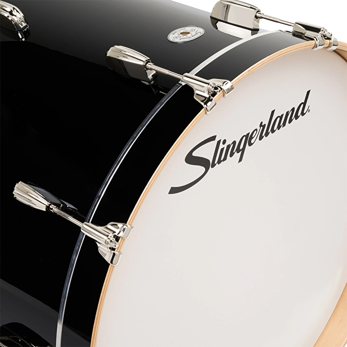 SLINGERLAND Studıo King Outfit  Del Norte Black Lacquer 5 Parça (22B/10T/12T/16F/14S) Akustik Davul Seti
