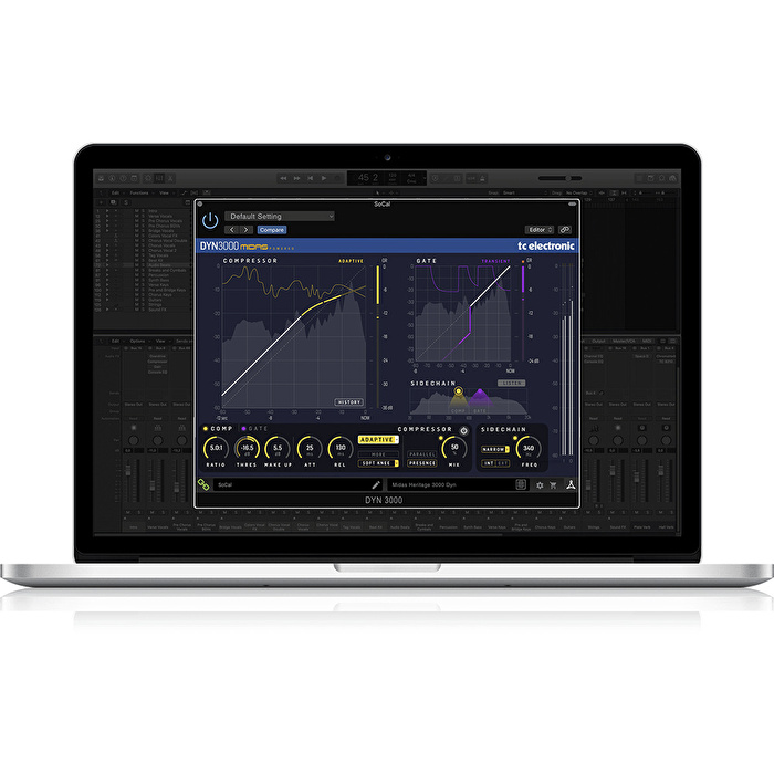 TC ELECTRONIC DYN 3000-DT Midas Heritage 3000 Dynamic Channel Plug-In Ve Hardware Kontrol Arayüzü