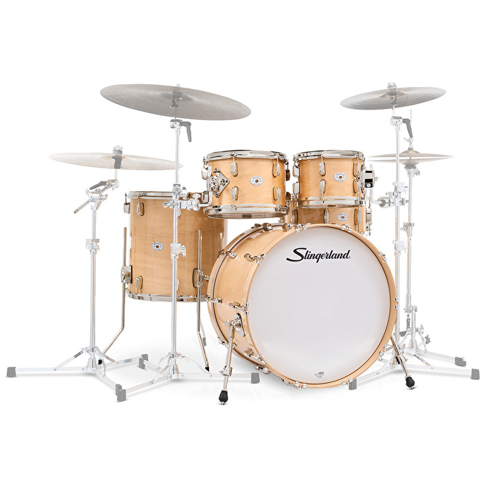 SLINGERLAND Studio King Outfit Ventura Sand Lacquer 5 Parça (22B/10T/12T/16F/14S) Akustik Davul Seti
