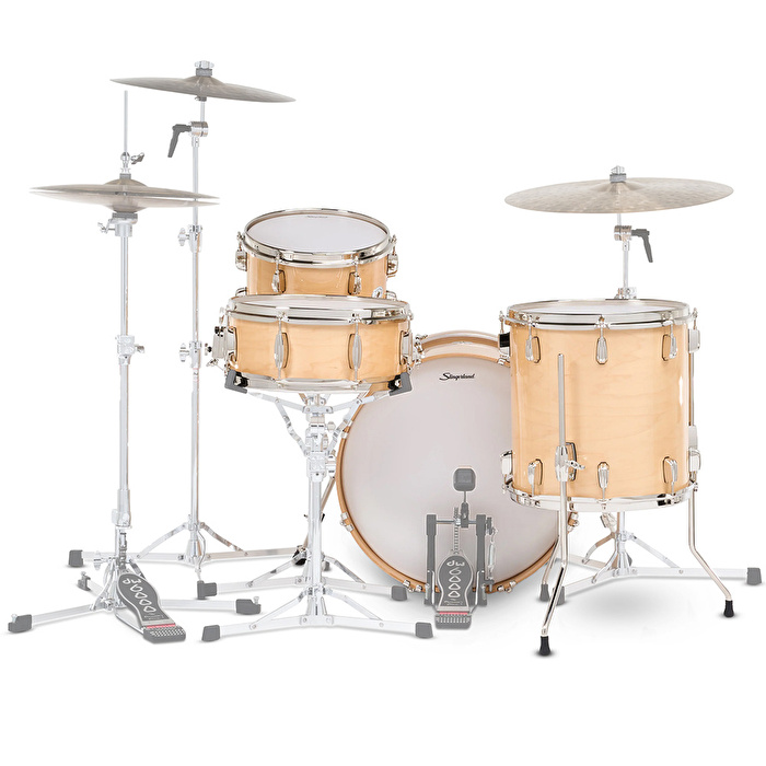 SLINGERLAND Studio King Outfit Ventura Sand Lacquer 4 Parça (20B/12T/14F/14S) Akustik Davul Seti