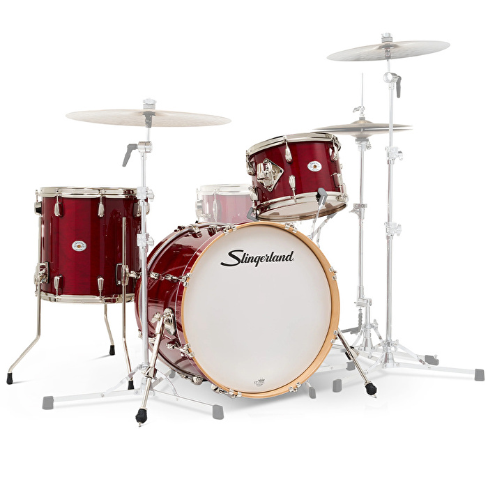 SLINGERLAND Studio King Outfit Royal Crimson Lacquer 3 Parça (20B/12T/14F) Akustik Davul Seti