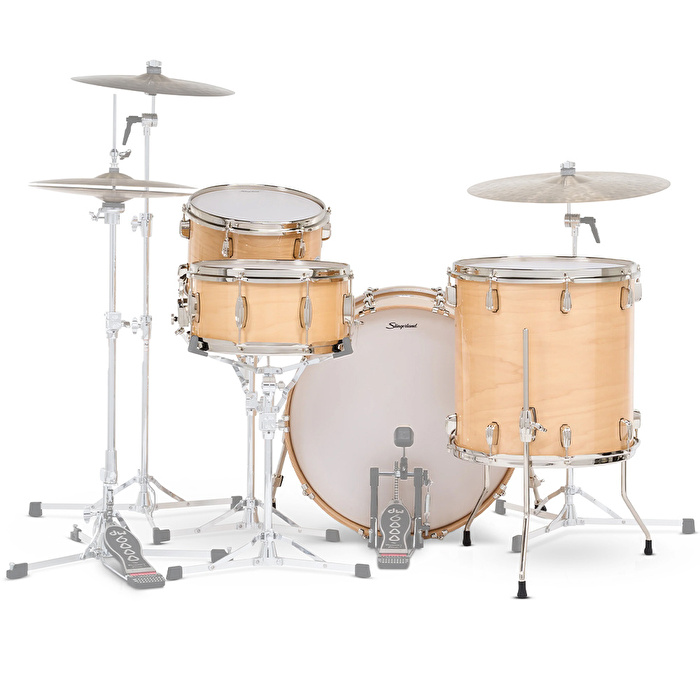 SLINGERLAND Studio King Outfit Ventura Sand Lacquer 4 Parça (22B/123T/16F/14S) Akustik Davul Seti