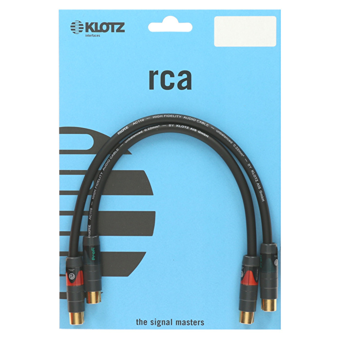 KLOTZ ALN The Signal Masters Hi-End RCA Kablo 0,9m