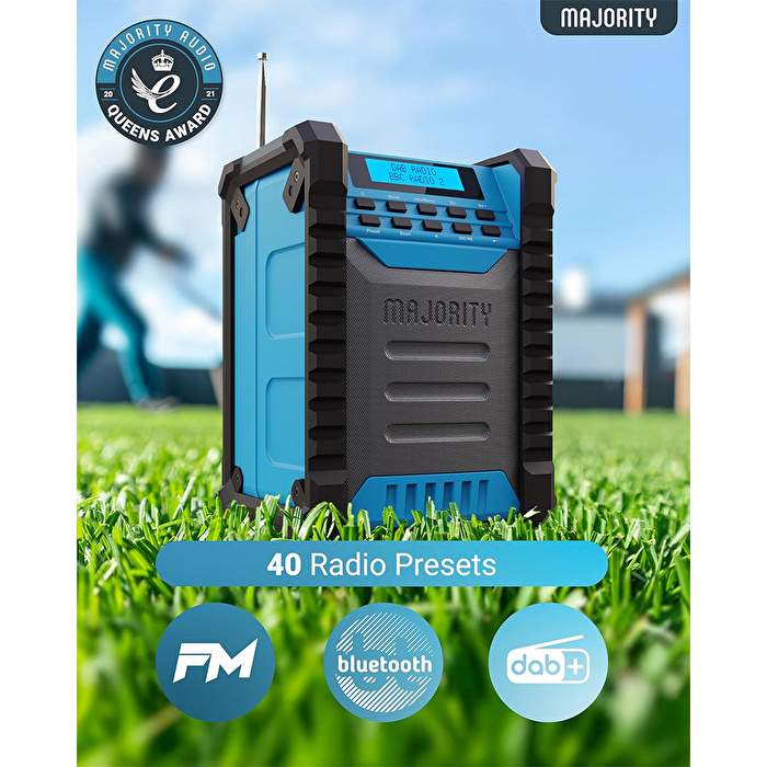 Majority Landbeach 30W IPX54 Taşınabilir DAB/FM Radyo Bluetooth Hoparlör