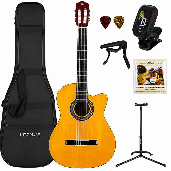 Barcelona LC 3900 COR Turuncu Klasik Gitar Seti