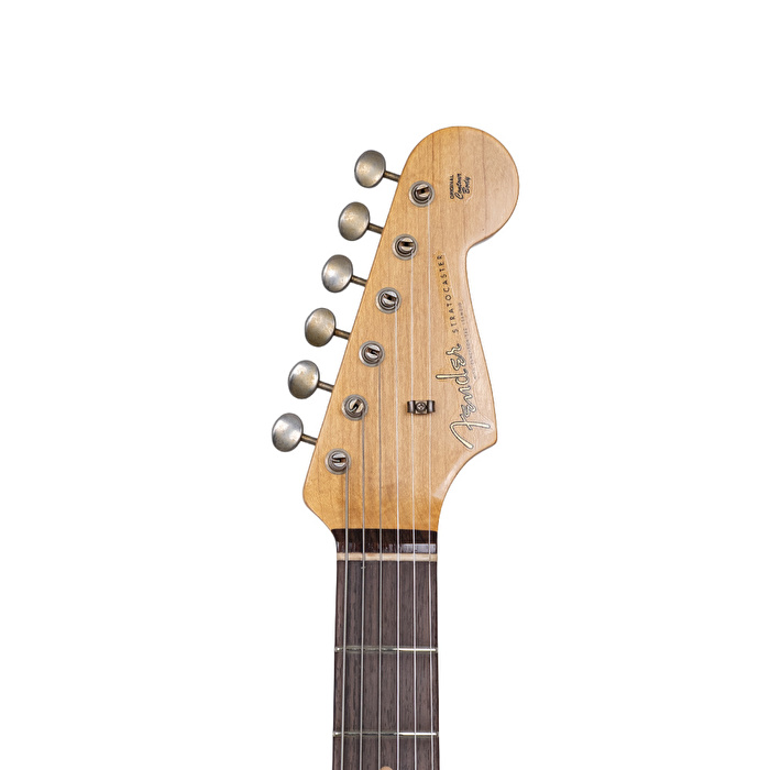 Fender Custom Shop 1960 Stratocaster Journeyman Relic Gülağacı Klavye Aged Candy Apple Red Elektro Gitar