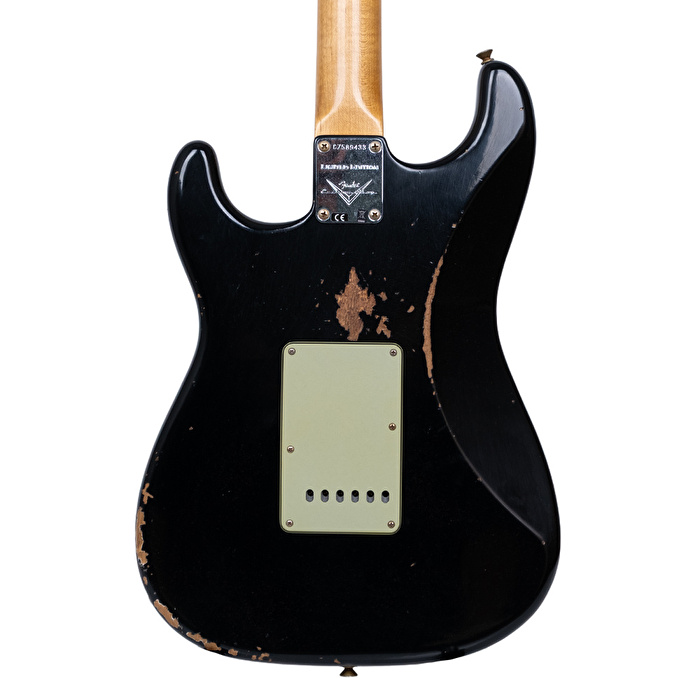 Fender Custom Shop 1960 Stratocaster Relic Black Elektro Gitar