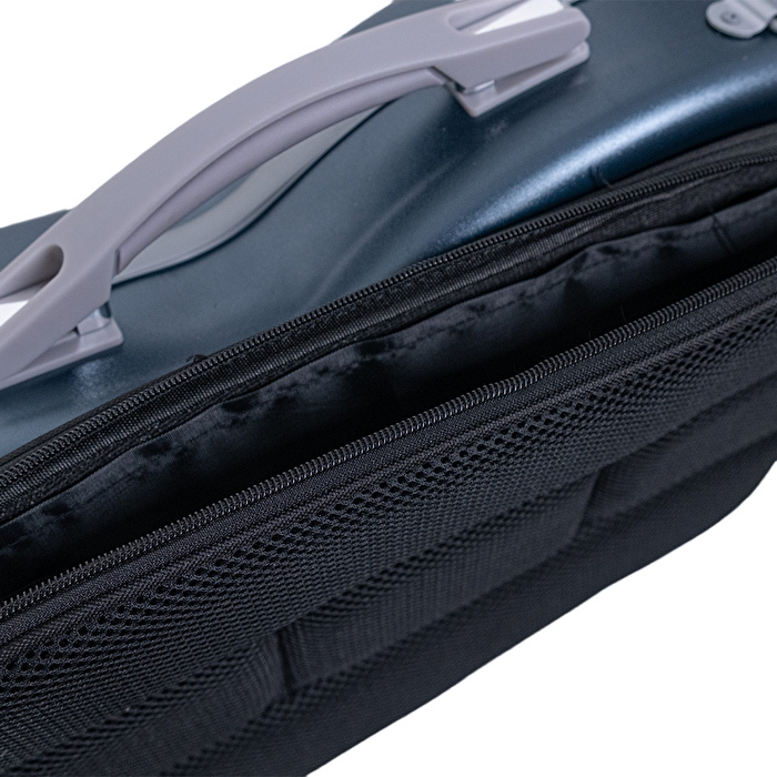 DXKY DVC-4BL Mavi Carbon Violin Case