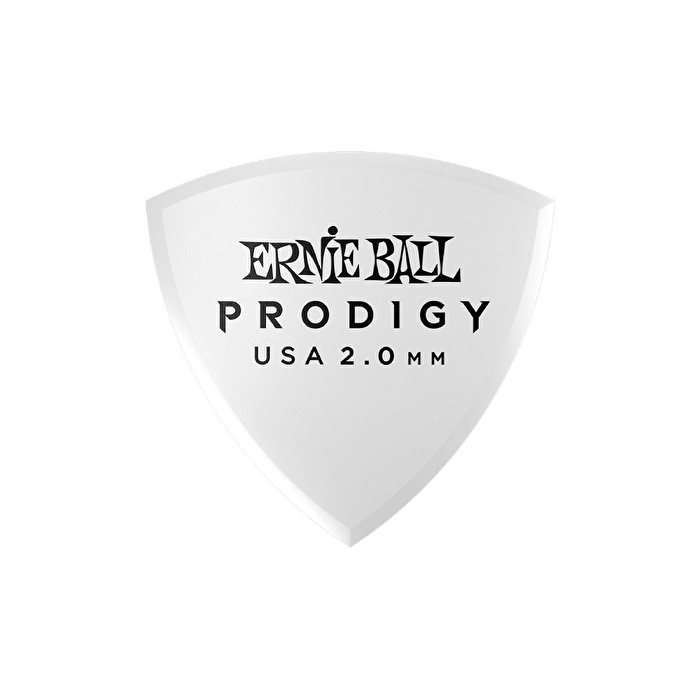 Ernie Ball P09337 / 2.0MM White Reuleax Prodigy 6'lı Paket Pena