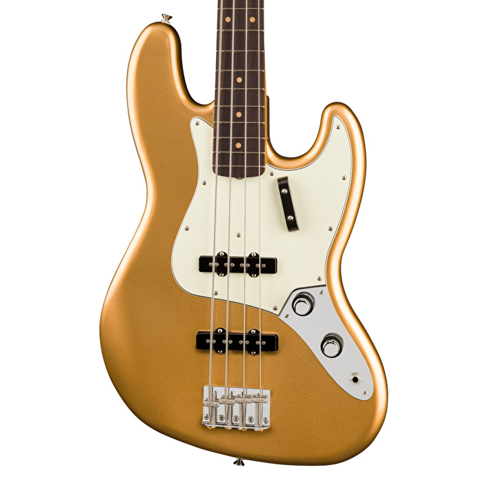 Fender Vintera III Early 60s Jazz Bass Gülağacı Klavye Aztec Gold Bas Gitar