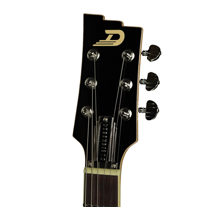 Duesenberg Starplayer TV Semi-Hollow HB P90 Black-Sparkle Case Dahil Elektro Gitar