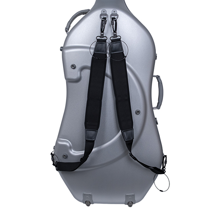 DXKY DCC-2GRY Grey Carbon Cello Case