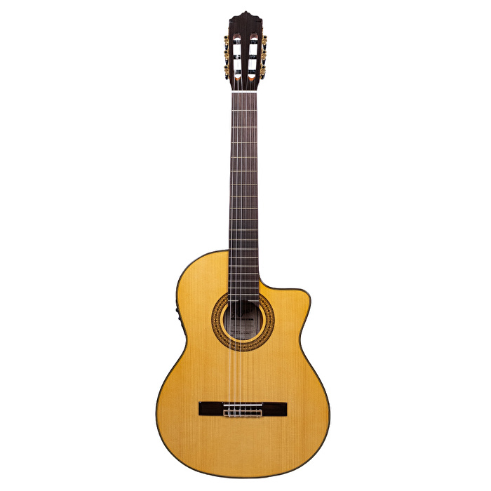 KOZMOS KFG-75CEQ Natural Elektro Flamenko Gitar