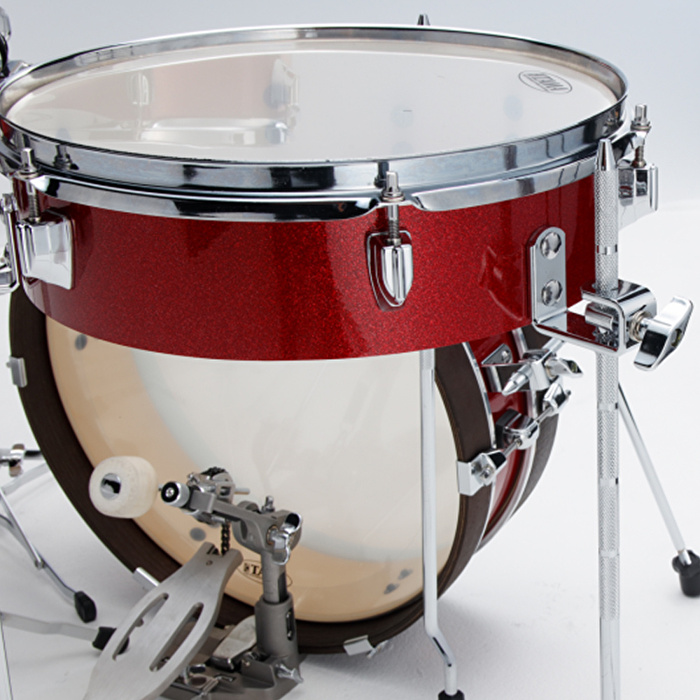TAMA LJK48P-BRM Club-JAM Pancake Burnt Red Mist 4 Parça (18B/10T/13F/12S) Akustik Davul Seti