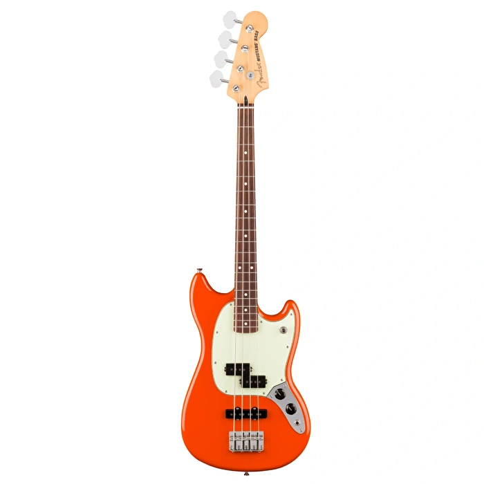 Fender Player II Mustang Bass PJ Gülağacı Klavye Rallye Orange Bas Gitar