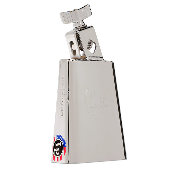 LATIN PERCUSSION LP204B 5" Black Beauty Cowbell, Chrome