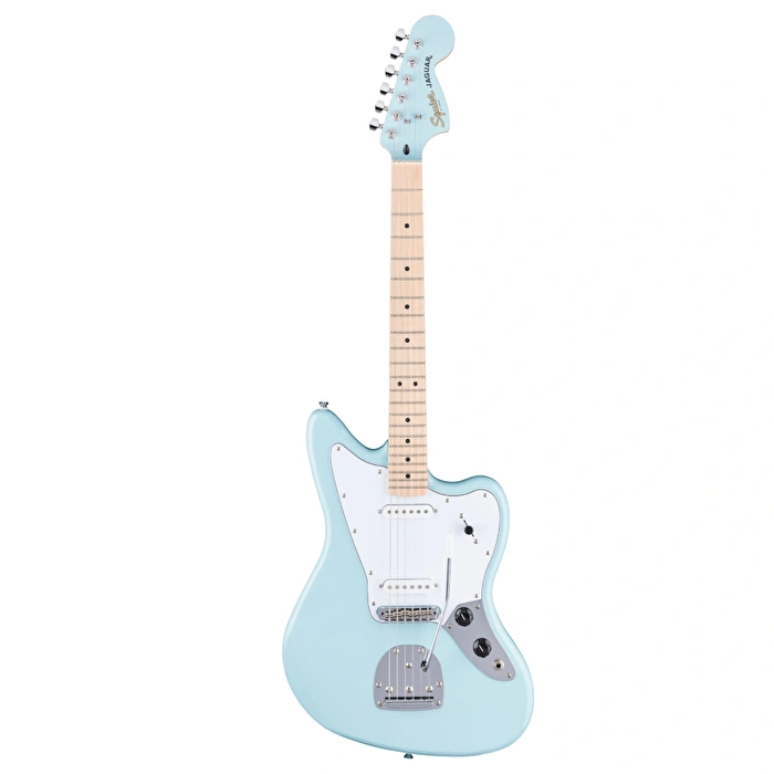 Squier Limited Edition Affinity Jaguar Laurel Klavye WPG Daphne Blue Elektro Gitar