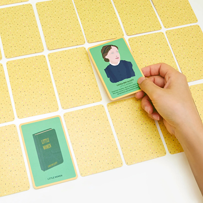 KIKKERLAND Matching Game Kadın Yazarlar Hafıza Kart Oyunu