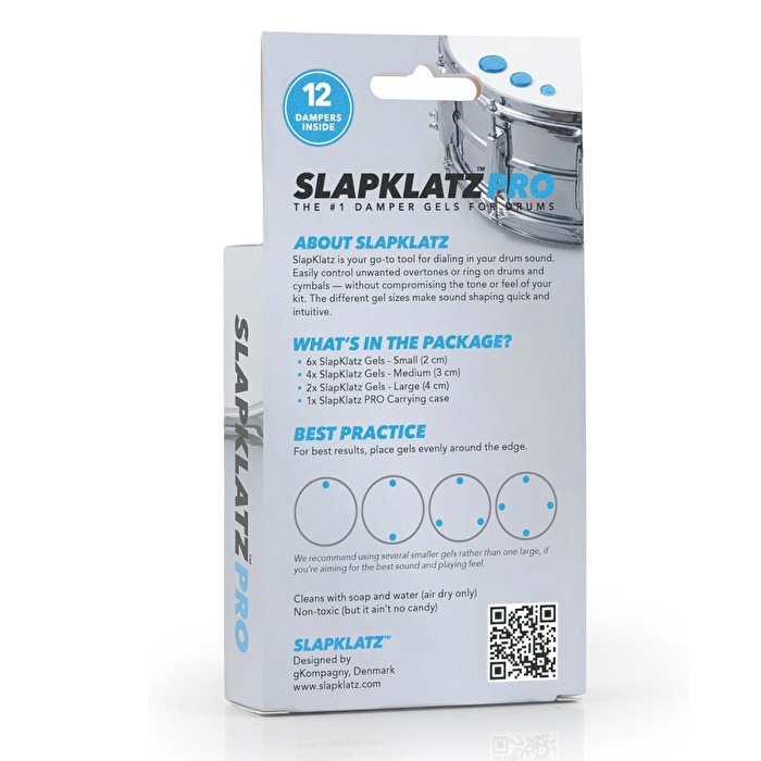 SLAPKLATZ SLAPPRO-BI Slapklatz Pro Blue Ice Davul Susturucu Jel (12'li Paket)