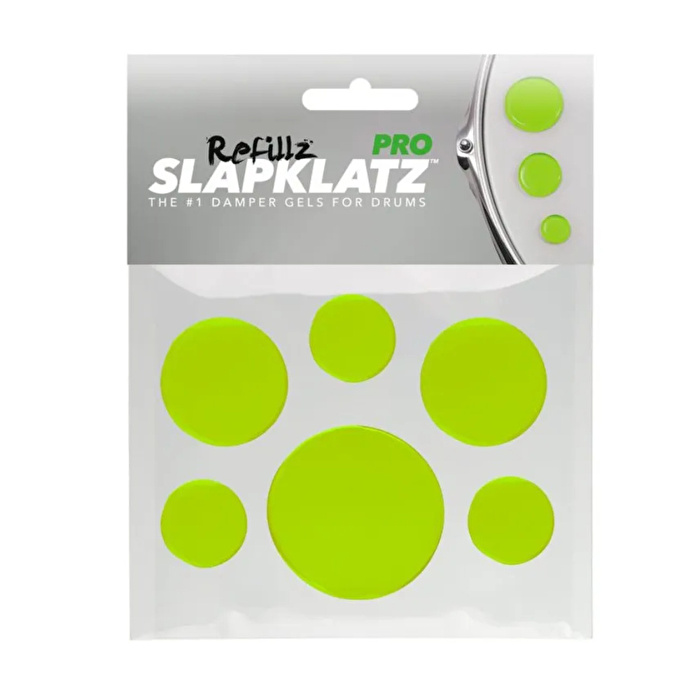SLAPKLATZ SLAPRF-AG Slapklatz Pro Refillz Yeşil Davul Susturucu Jel (12'li Paket)