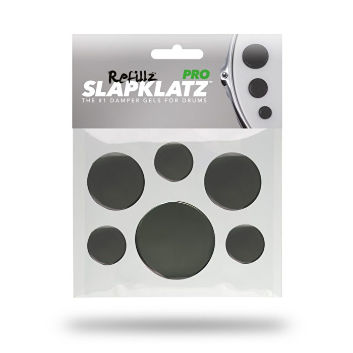 SLAPKLATZ SLAPRF-BK Slapklatz Pro Refillz Siyah Davul Susturucu Jel (12'li Paket)