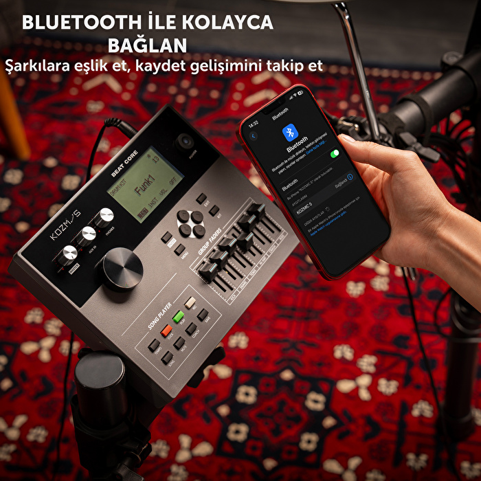 KOZMOS BEAT CORE - 8 Parça Elektronik Davul Seti