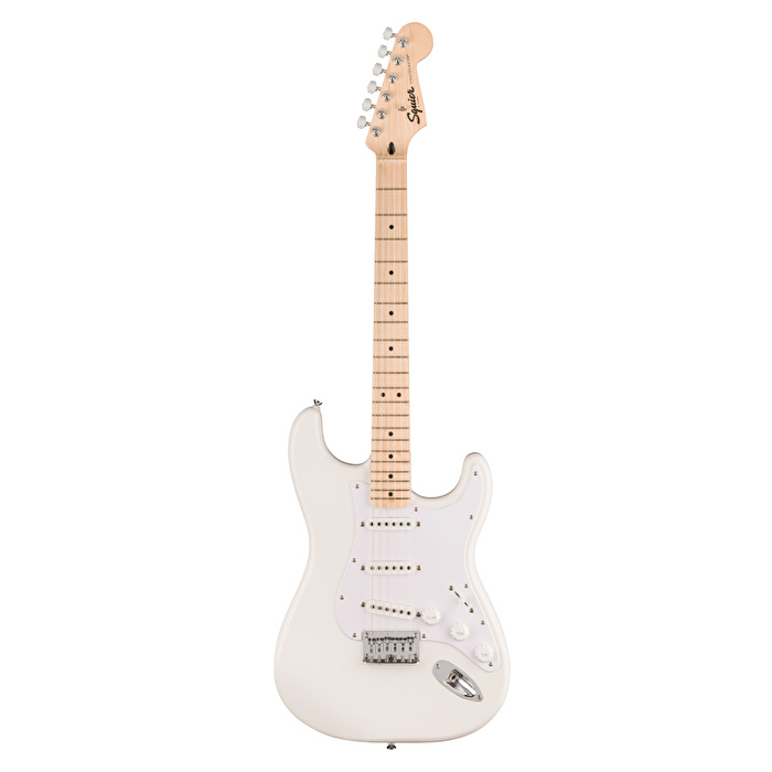 Squier FSR Sonic Stratocaster HSS Akçaağaç Klavye Arctic White Elektro Gitar