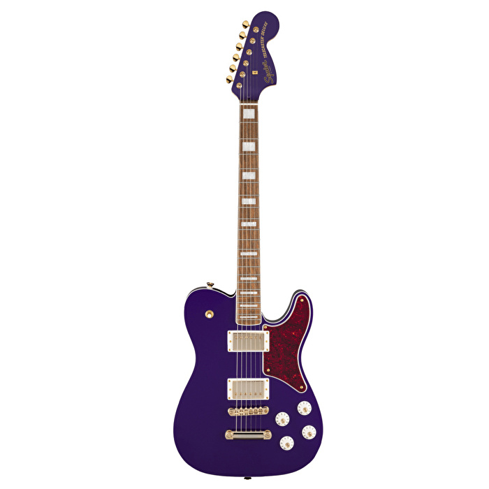 SQUIER Limited Edition Paranormal Troublemaker Telecaster Deluxe Laurel Klavye TSPG Purple Metallic Elektro Gitar