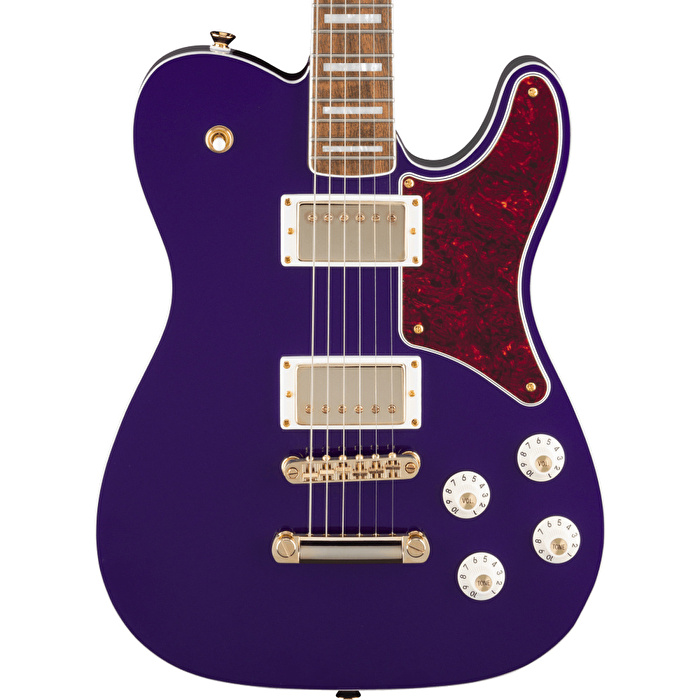SQUIER Limited Edition Paranormal Troublemaker Telecaster Deluxe Laurel Klavye TSPG Purple Metallic Elektro Gitar