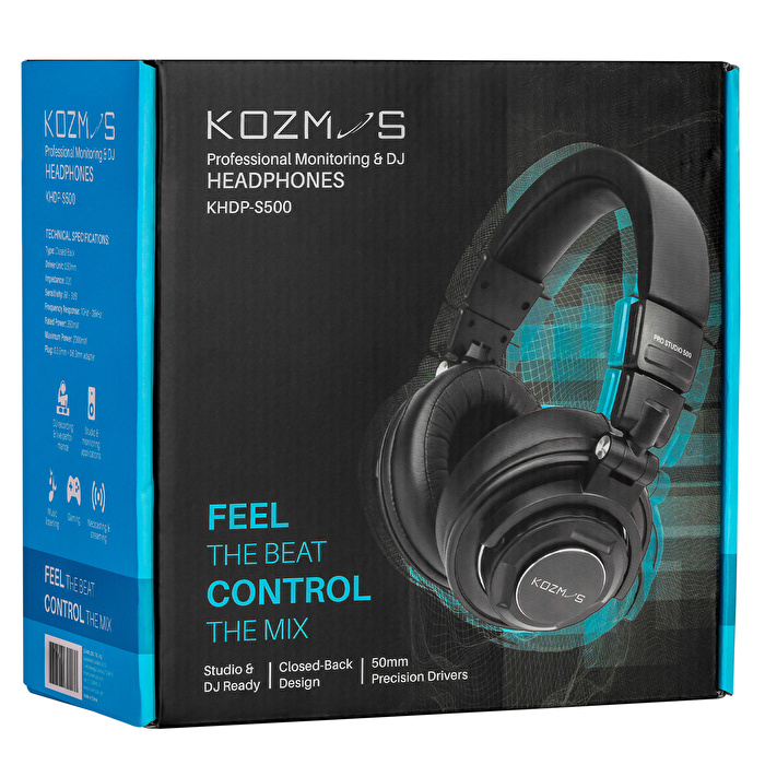 KOZMOS KHDP-S500 Pro Studio & DJ Kulaklık