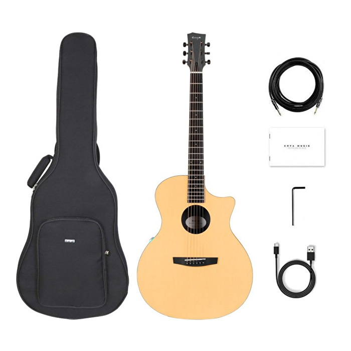 Enya EGA-X0/NA Auditorium Akustik Gitar
