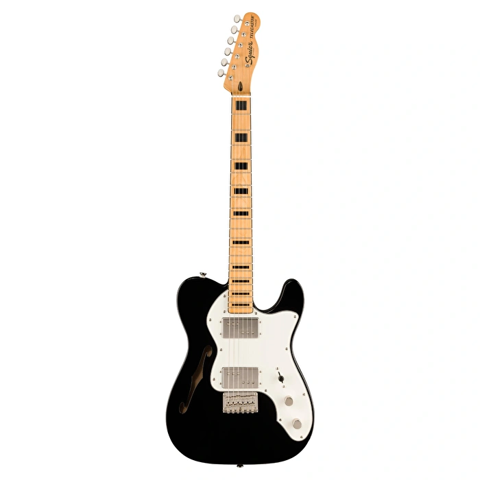Squier Limited Edition Classic Vibe 70s Telecaster Thinline Block Bound PPG Siyah Elektro Gitar