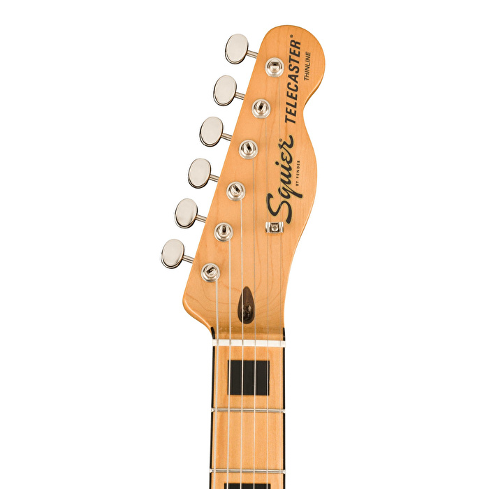 Squier Limited Edition Classic Vibe 70s Telecaster Thinline Block Bound PPG Siyah Elektro Gitar