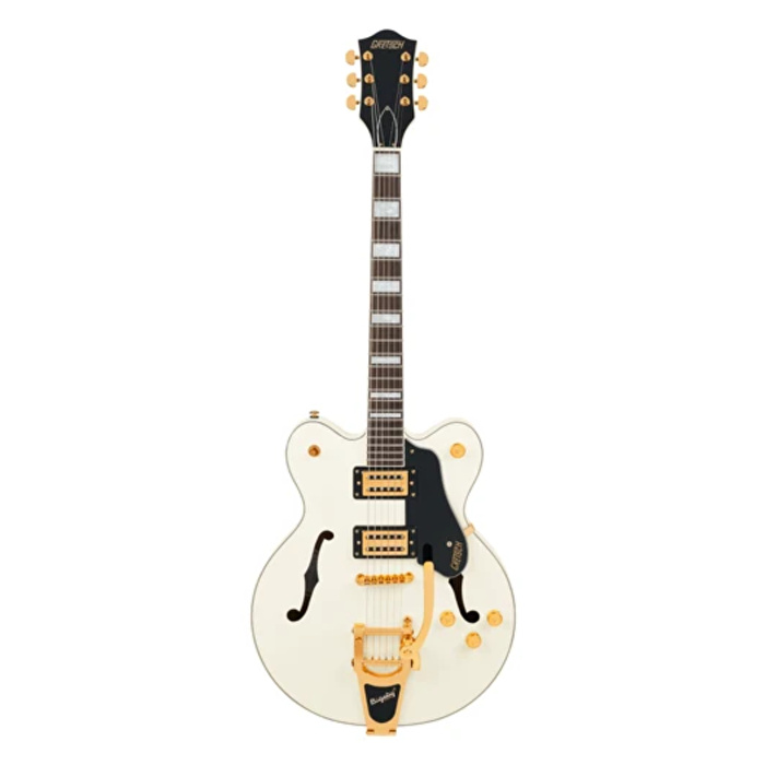 Gretsch Limited Edition G2622TG Streamliner CB DC Gold HW Vintage White Elektro Gitar
