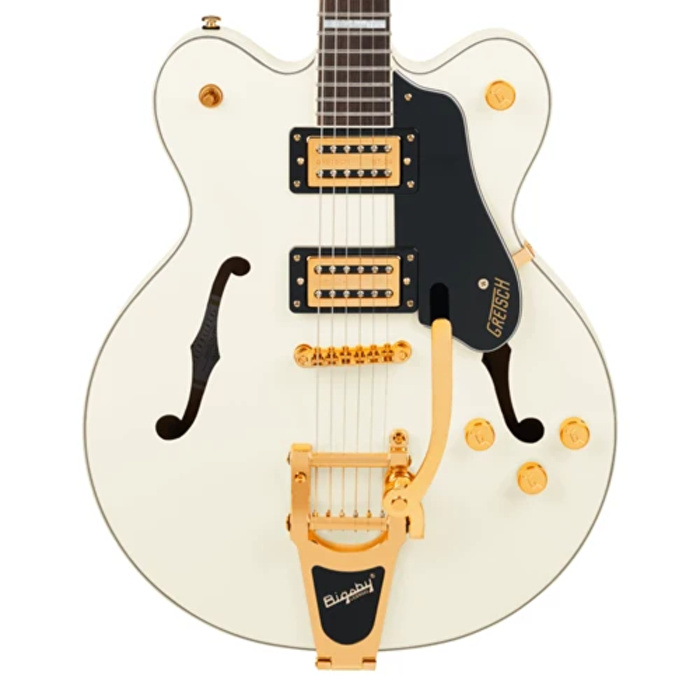 Gretsch Limited Edition G2622TG Streamliner CB DC Gold HW Vintage White Elektro Gitar