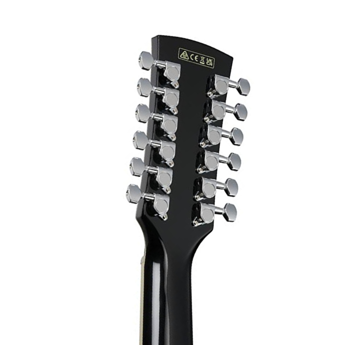 IBANEZ AJ7012M1E-BK 12 Telli Elektro Akustik Gitar