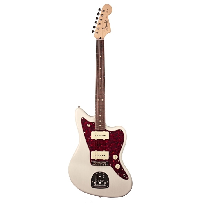 Fender Made in Japan Hybrid II Jazzmaster Gülağacı Klavye White Blonde w/Bag Elektro Gitar